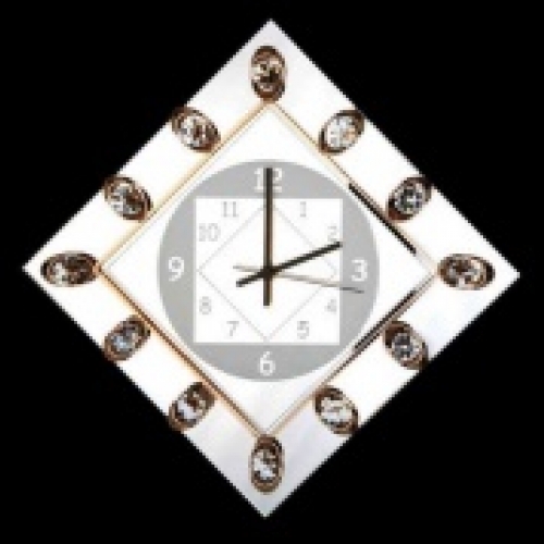 Wanduhr 13K/WV 45 gold