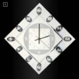 Wanduhr 13K/WV 41 chrom Часы